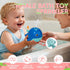 1-3 17PCS Set, 1+ Bath Toys for Kids Ages Fun and Easy-Grip Mold Free Baby and Toddler Bath Toys Interactive Flower