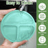 CHENGU 12 Set Pcs Silicone Bowl with Suction for Baby Toddler with Suction Plate, Spoon and Fork, Divided Design Baby