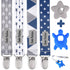 Dodo Babies Pacifier Clip & Teether Toy Set - Universal Pacifier Holder