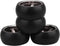 Mxfans RC Car Titanium 5 Spoke Wheel Hub - Tire Replacement for WL 1:28 K969 - Pack of 4
