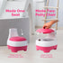 KARBETT 1-5 Toddler Potty Training Toilet with Flushing Sounds, Removable Lid, and Soft Cushion - Potty Training Toilet