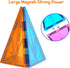 Set: 16PCS Pack Set 3+ Magnetic Tiles Building Block Isosceles Triangle Expansion Construction Building Blocks, Starter