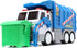 16-Inch Jada Just Trucks Garbage Vehicle - Free-Wheeling Toy for Kids and Adults