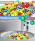 Educational Toys Building Blocks, 244 Pieces Electric Screwdriver DIY Kit for Kids Ages 4-10