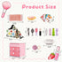 72Pcs Set Backpack Dollhouse Mini Jewelry Storage Case Handbag Towel Cosmetic Bathroom Acessories Toothbrush Shampoo