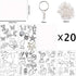 145Pcs 20pcs 6pcs Natonhi Shrinky Dink Sheets Kit Shrink Art Kit Including Shrinky Paper Sheets Traceable Picture