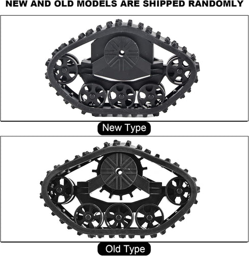 RC Military Truck Wheels, 4pcs Rubber Crawler Tire for WPL 1/16 RC Vehicle