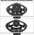 RC Military Truck Wheels, 4pcs Rubber Crawler Tire for WPL 1/16 RC Vehicle