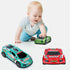 7 Inch Friction Power Car Toys Set - Push and Go Pull Back Trucks Wind Up Race Car 3 Pack for Toddlers