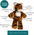 Mary Meyer 9-Inches Marshmallow Zoo Soft Toy, Junior Tiger, 1 ea