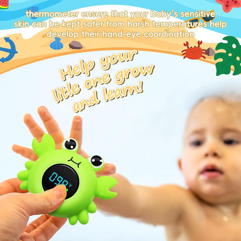 b&h Baby Bath Thermometer - Instant Read, Digital Water & Room Temp Reader, Safety Water Sensor for Infants