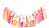 BEADED 1st Duck High Chair Banner - Pink Rubber Duck Birthday Party Decoration, Ducky Birthday Party Baby Shower