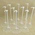 10pcs Mini Display Holder Stands for Dolls - Clear Support Stands