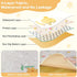 42 42 Inch Splat Mat for Under High Chair x Waterproof Baby Splash Mat with Non Slip Bottom Reusable Portable Highchair