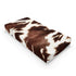 Cowhide Baby Changing Cover, Baby Shower Gift, Western Baby Decor, Cowprint Changing