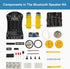 DIY Smart Car Soldering Practice Kit, Small Car Robot DIY Soldering Kits, Ultrasonic Distance Measuring Smart Cart