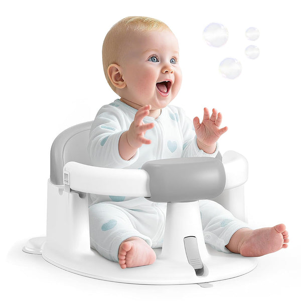 PANUSU Baby Bath Seat Baby Bathtub - with Strong Suction Cups and 360