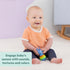 Set 4 Bright Starts Disney Baby Stitch Tropical Treasures Gift with Stitch Inspired Toys Including Baby-Safe Mirror
