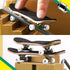 Zhehao 8 Pcs Fingerboard Bearing Wheels, Standard Tool with CNC Lathed Bearing and Nut Driver for Finger Skateboard