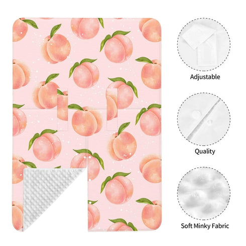 Schgap Peach Car Seat Covers Canopy for Baby Soft Stroller Cover Nursing Cover Breastfeeding Baby Carrier Cover