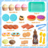 Set 29 LOVESTOWN Pretend Play Desserts Toy - PCS Kids Desserts Fake Food for Tea Party & Birthday Gift