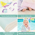 (0-5 HECCEI Toddler Hooded Bath Towel Soft Absorbent Baby Bath Cape for Girls Cute Unicorn Theme Beach & Pool Poncho