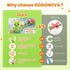 0-12 10 Tummy gogonova Baby Musical Caterpillar Toy Months, Washable Teething Rattle with Kids Songs, Infant Time Toy