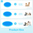 60" (60in, SLOOSH Non-Slip Splash Pad Sprinkler - Outdoor Water Toys Play Mat for Toddlers Kids Dogs, Outside Thickened