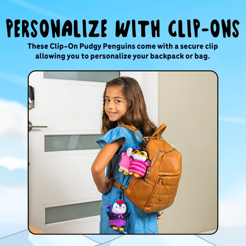 Clip-On Plush (Pixie Pie) - 5.5 Inch Soft Plush with Secure Clip, Collectible Stuffed Animal for Backpacks