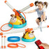 Billeeit 2-in-1 Musical Jump and Toss Ring Game Toy, Indoor and Outside