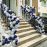 Blue Silver Balloons Garland Kit - 120 pcs Navy Blue and Silver Confetti Balloons Arch for Party Decoration