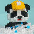 Larcele Micro Building Blocks Animal Set - DIY Mini 3D Building Toy Bricks, 378 Dots KLJM-10 (Spring Panda)