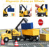 12Pcs Set, Set 3 4 5, Giant bean Vehicles Battery Operated Train Car Magnetic Mini Construction for Wooden Train Track