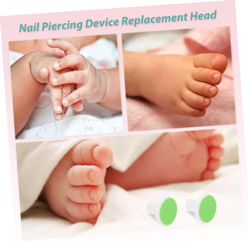 Trimmer 10pcs Set Electric Nail File Grinding Pads Nail Replacement Heads for Infant Manicure