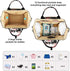 Diaper Bag Backpack, Multi-Function Baby Bag with Insulated Pockets and Large Capacity Organizer for Mom/Dad, Flower