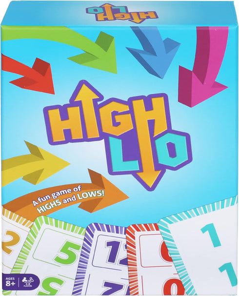 Point Games High-Lo Card Games - Family Fun for All Ages, Durable Playing Cards for 2-8 Players