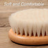 BMVDDFF Gift(3Pcs-A) Customized Wooden Hair Brush and Comb for Newborn, Personalized Baby Hairbrush with Engraved Name