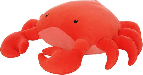 12" Manhattan Toy Crabby Abby Velveteen Sea Life Toy Crab Stuffed Animal