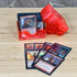 BCW Spectrum Prism Deck Case - Carnelian Red, 1 ct, Fits 100 Double-Sleeved Cards, Trading Card Storage