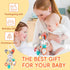 0-12 Baby Hanging Toys Months - Interactive Stroller & Car Seat Toy with Jingle Sounds, Clinking Rings & Detachable