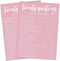 Pink Theme Bridal Shower Games for 25 Guests, Wedding Shoe Game, Wedding Advice Cards, Reception Games, Bride Groom