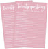 Pink Theme Bridal Shower Games for 25 Guests, Wedding Shoe Game, Wedding Advice Cards, Reception Games, Bride Groom