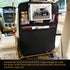 Kaiphy 10" 2Pack Car Backseat Organizer Premium Quality Car Kick Mats with Tablet Holder - Extra Large Pocket- Sturdy