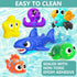 GZHFMUS 1-3,Water No Hole Mold Free Baby Bath Toys for Kids Ages Toys for Babies and Toddlers,Ocean Animal Bath Toys