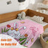 YeeJu Easter Baby Throw Blanket, 30x40 Small Pink Easter Rabbit Bunny Egg Blanket for Toddler Crib