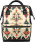 Hsnar Boho Christmas Waterproof Diaper Bag Backpack Large Capacity Baby Bag with Stroller