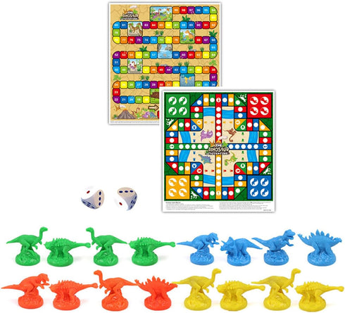 Magnetic Board Game Educational Toys for Kids, Dinosaur Flying Chess for Beginners and Adults
