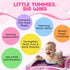 Tummy Tummy 100% 3-12 Time Water Mat Inflatable Water Play Pad for Babies - Sensory Time Mat for Floor Play - BPA-Free