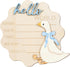 FYSUIMU Silly Goose Birth Announcement Sign Hello World Newborn Sign Blue Bow