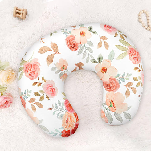 Nursing Pillow Cover, Breastfeeding Pillow Covers for Baby Girls Boys, Soft Stretchy Nursing Pillowcase for Infant